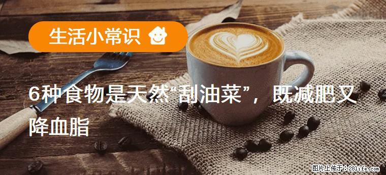【生活小常识】6种食物是天然“刮油菜”，既减肥又降血脂 - 喀什生活资讯 - 喀什28生活网 ks.28life.net